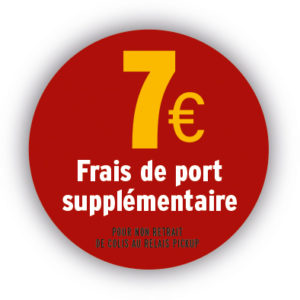 7 euros frais de port